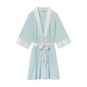 PJ HARLOW Pale Blue Shala Rib Knit Kimono
Robe size XS/S